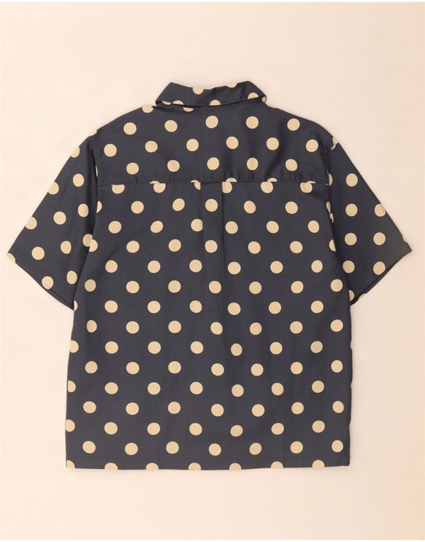 Camicia oversize a maniche corte da donna Levi's UK 10 piccolo pois grigio