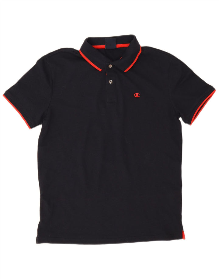 Champion Herren-Poloshirt, mittelmarineblaue Baumwolle
