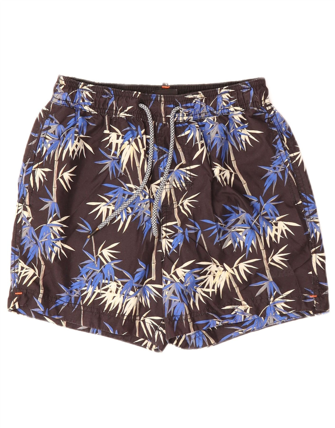 SUPERDRY svømmeshorts til kvinder, små sorte blomsterpolyester
