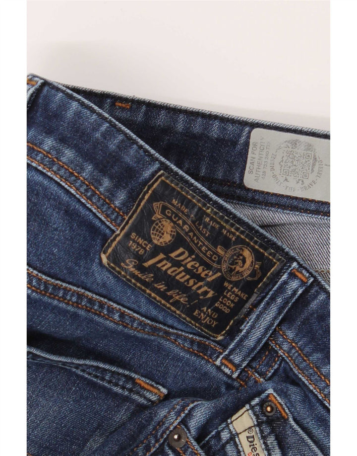 Diesel Męskie Waykee Regular Straight Jeans W34 L28 Niebieskie bawełniane