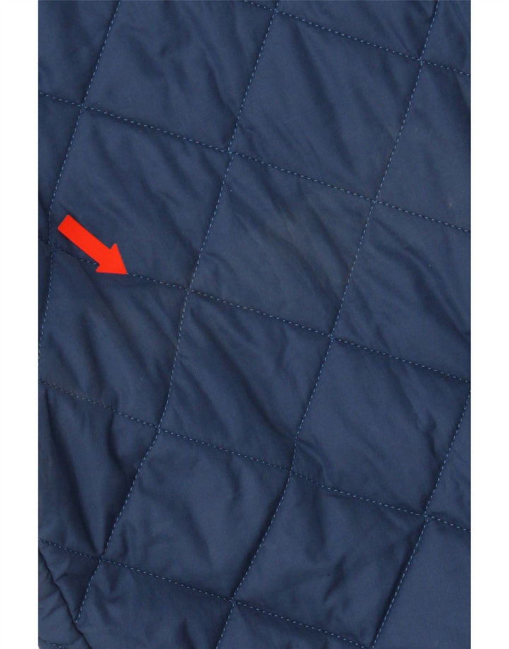 BARBOUR Mens Quilted Jacket UK 40 Large Blue Polyester Vintage Barbour and Second-Hand Barbour from Messina Hembry 