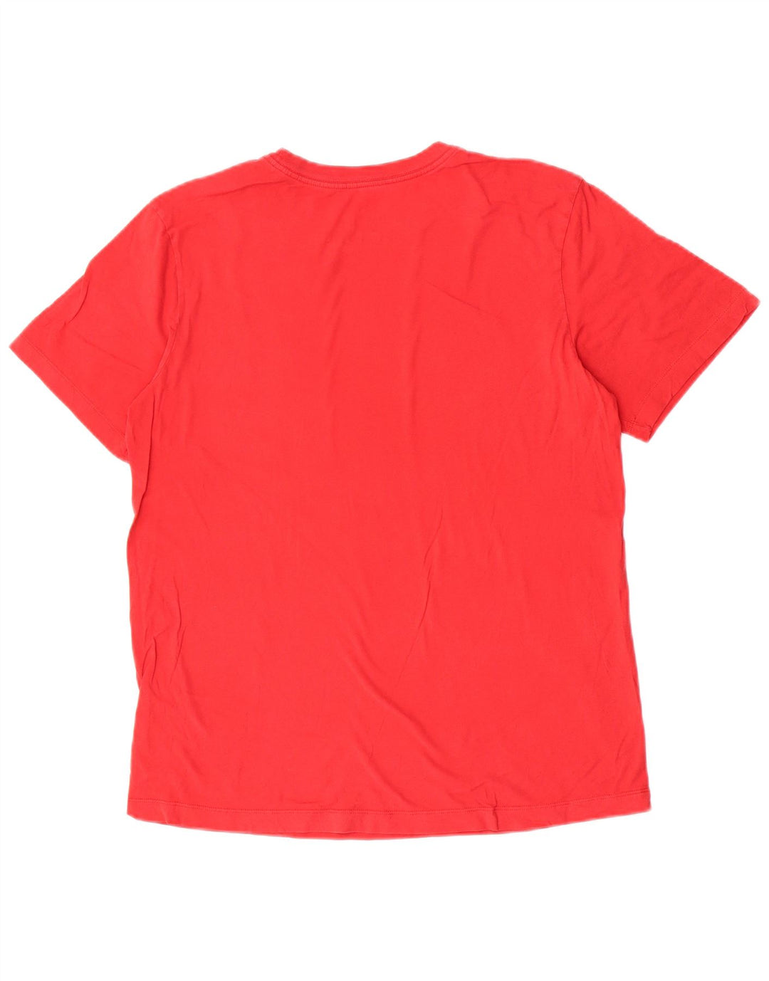 Nike Mens Graphic T-Shirt Top Medium Red Cotton