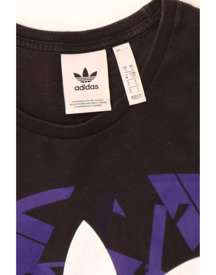 Adidas Grafisk T-shirt top til mænd, lille sort