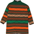 VINTAGE Womens Turtle Neck Jumper Sweater UK 16 Large Multicoloured Vintage Vintage and Second-Hand Vintage from Messina Hembry 