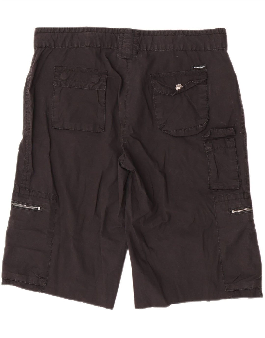Pantaloncini cargo da donna Calvin Klein Jeans W32 cotone nero medio