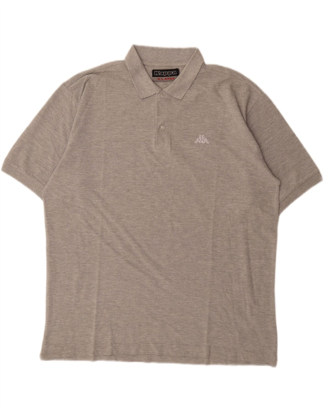 KAPPA Mens Polo Shirt XL Grey Cotton Vintage Kappa and Second-Hand Kappa from Messina Hembry 