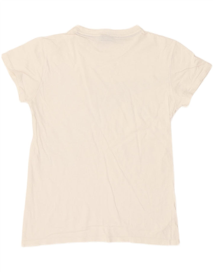 Diadora Herren T-Shirt mit Grafik, Größe S, Weiß