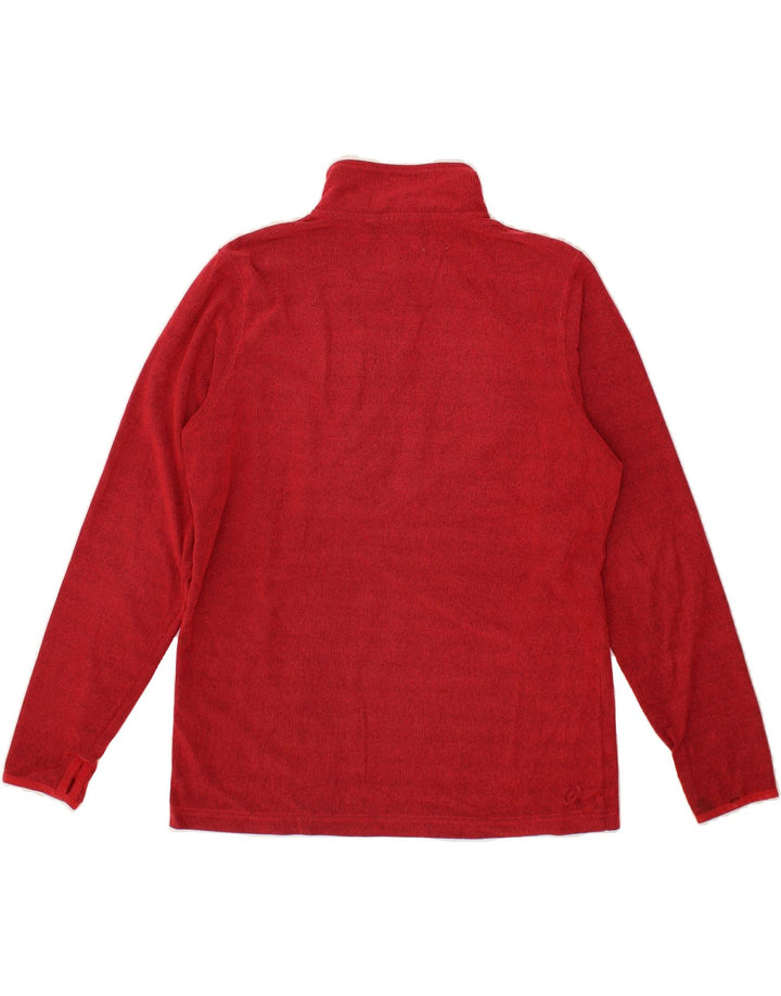 ROHAN Womens Full Zip Fleece Jumper UK 14 Medium Red Polyester Vintage Rohan and Second-Hand Rohan from Messina Hembry 
