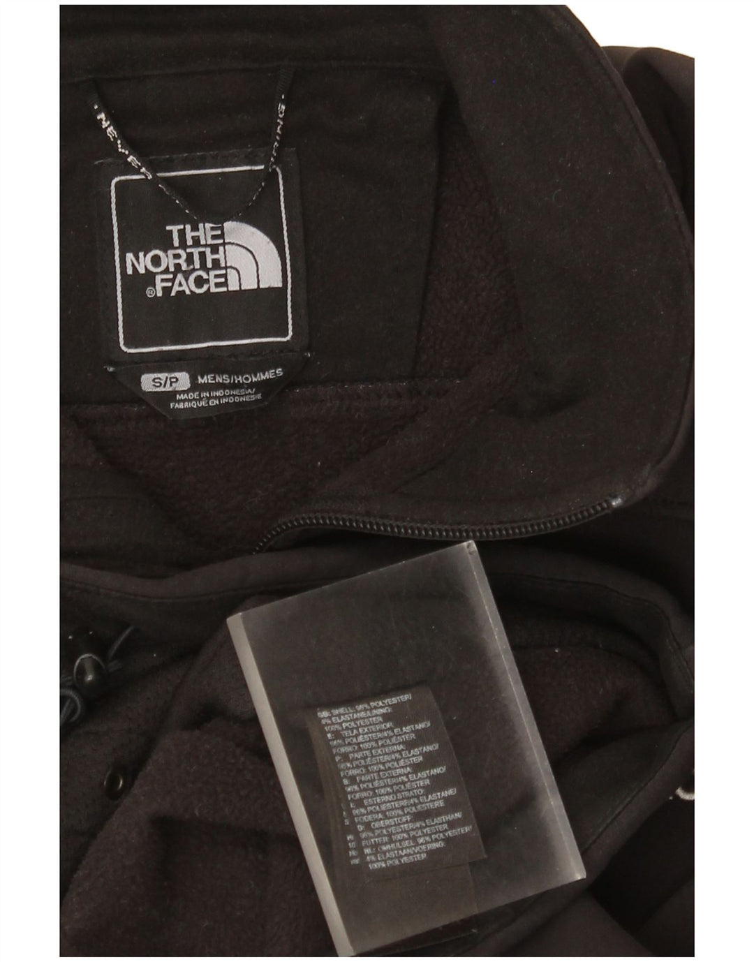 Męska kurtka wiatrówka The North Face UK 36, mała, czarna, z poliestru