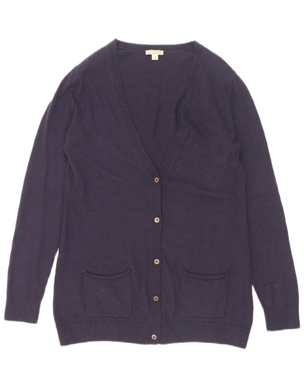 Gap Damen-Cardigan-Pullover UK 12 Medium Navy Blue Nylon
