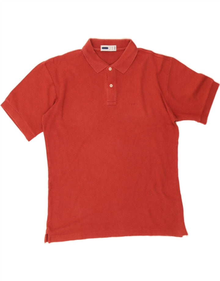 FILA Mens Polo Shirt IT 52 Large Red Cotton Vintage Fila and Second-Hand Fila from Messina Hembry 