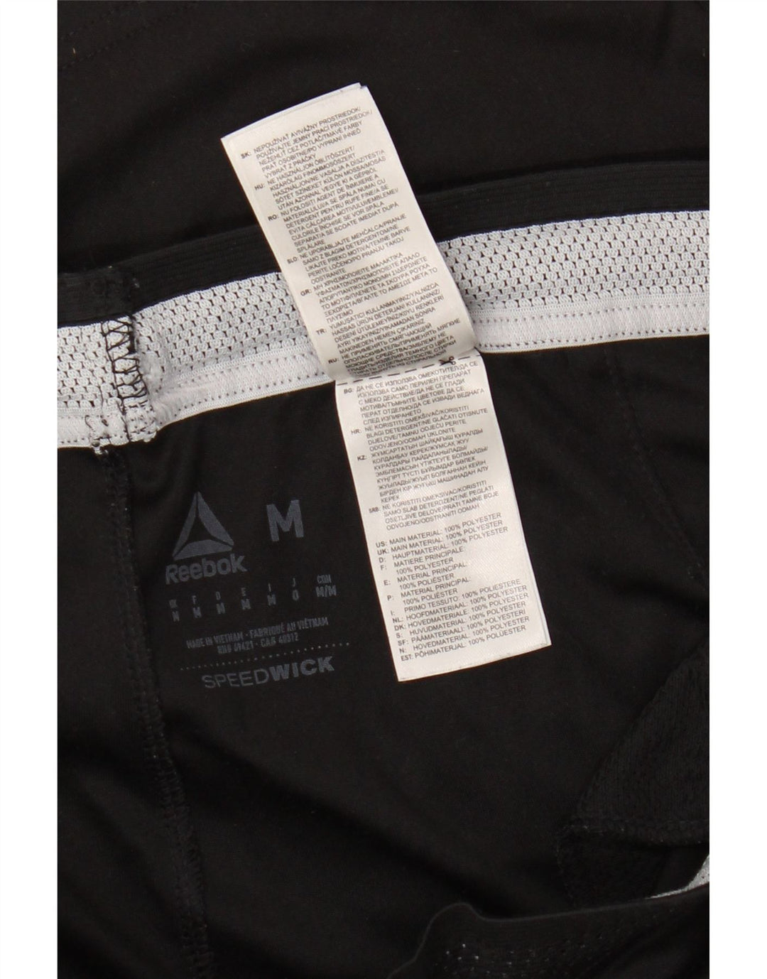 Reebok Sportshorts til mænd mellem sort polyester