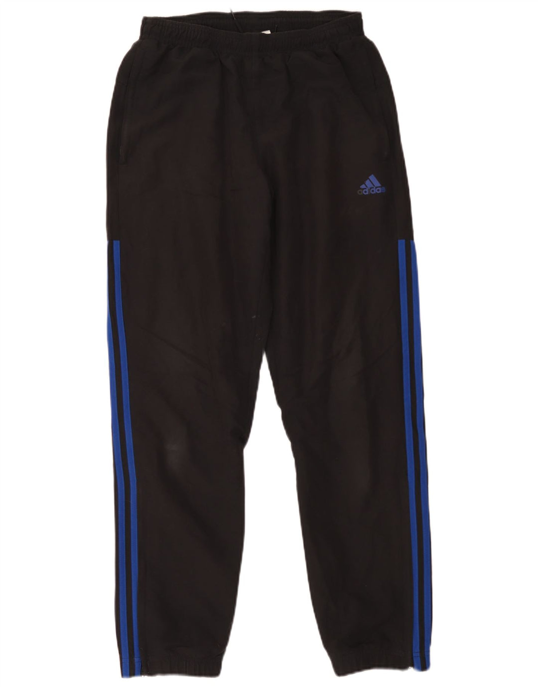 Adidas Mens Tracksuit Trousers Joggers Small Black Polyester