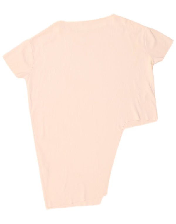 Cos Blusa asimétrica holgada para mujer UK 46 Viscosa rosa grande