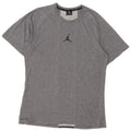 Jordan Mens Graphic T-Shirt Top Medium Grey Colourblock