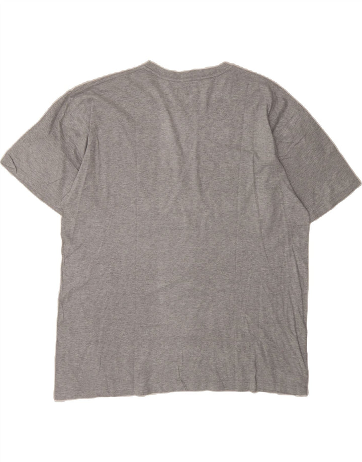 TOMMY HILFIGER Mens T-Shirt Top 2XL Grey Cotton Vintage Tommy Hilfiger and Second-Hand Tommy Hilfiger from Messina Hembry 
