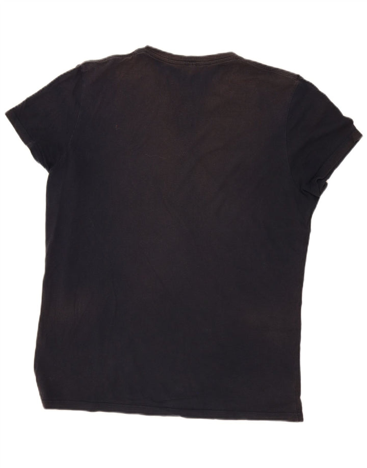 Jack Wills Mens T-Shirt Top Medium Navy Blue Cotton