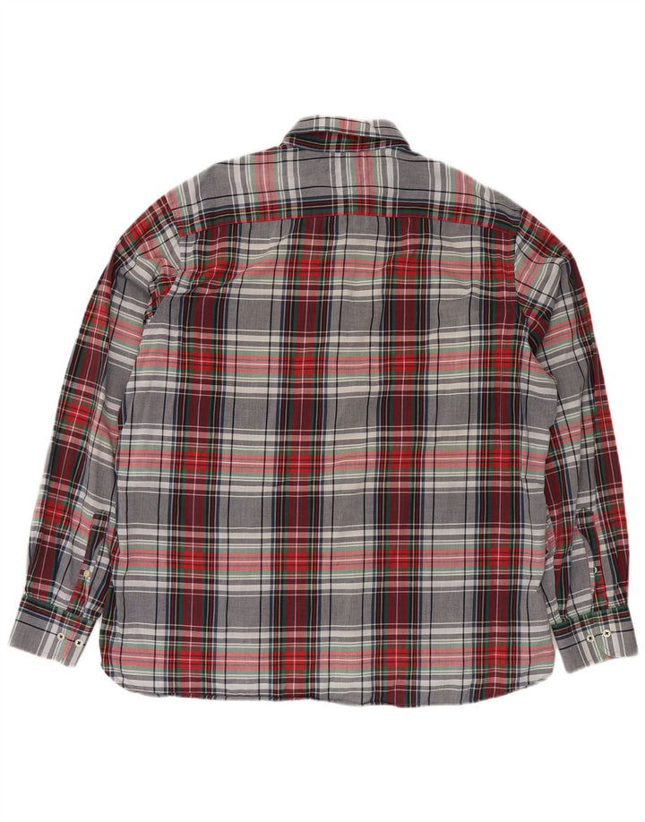 TOMMY HILFIGER Mens Custom Fit Shirt XL Multicoloured Check Cotton