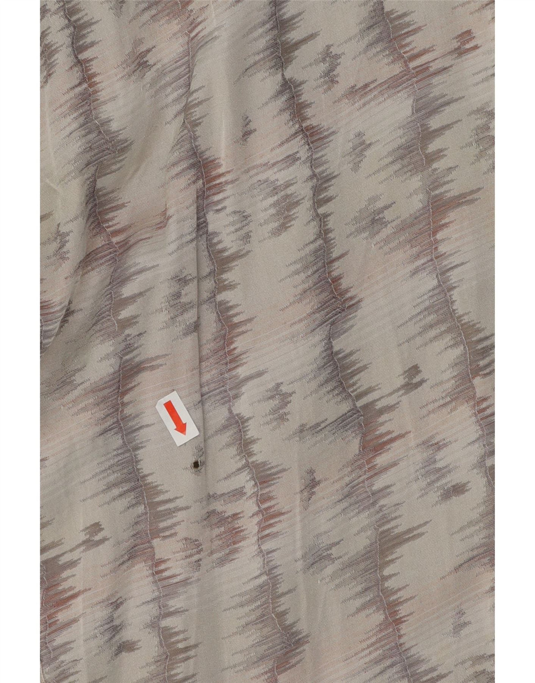 VINTAGE Mens Shirt Large Grey Striped Acetate Vintage Vintage and Second-Hand Vintage from Messina Hembry 