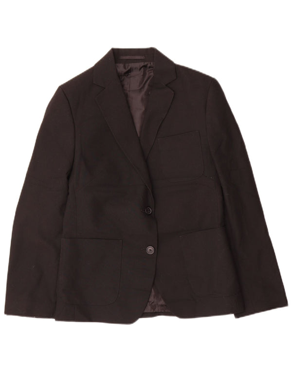 Marks & Spencer Chaqueta tipo blazer escolar con 2 botones para niños 11-12 años Negro