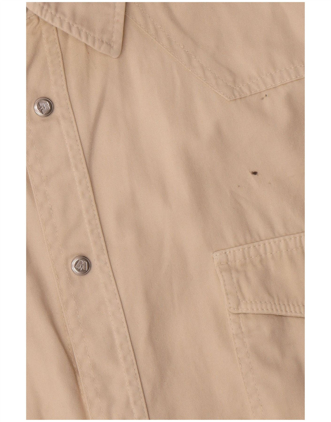 VINTAGE Herreskjorte XL Beige Bomuld