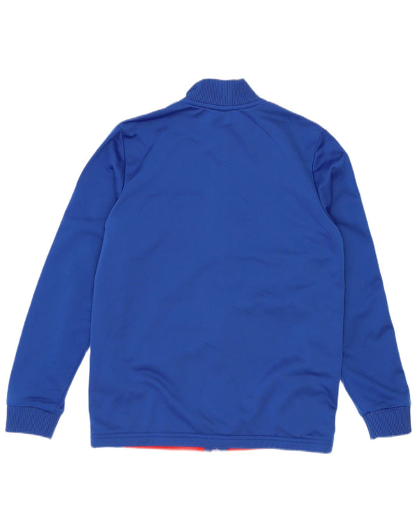 Adidas Veste de Survêtement Garçon 11-12 ans Bleu Colorblock Polyester