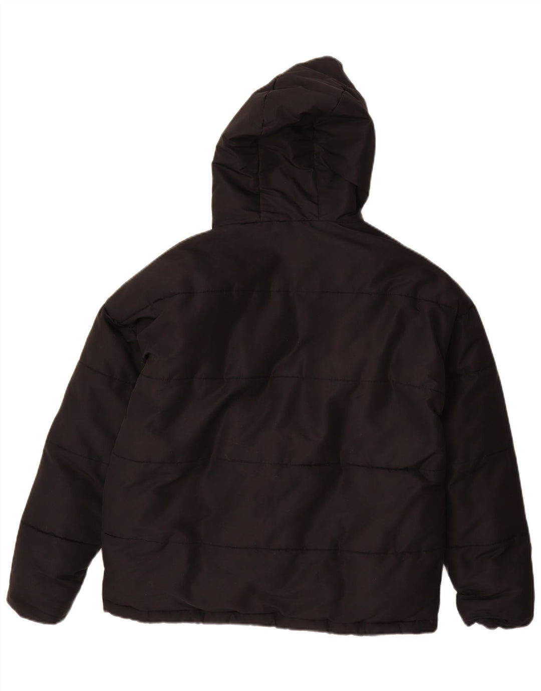 Ellesse Dame Oversized hættepolstret jakke UK 8 Small Black Polyester