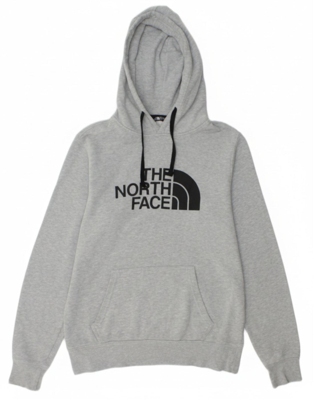THE NORTH FACE Suéter gráfico masculino com capuz e algodão cinza pequeno