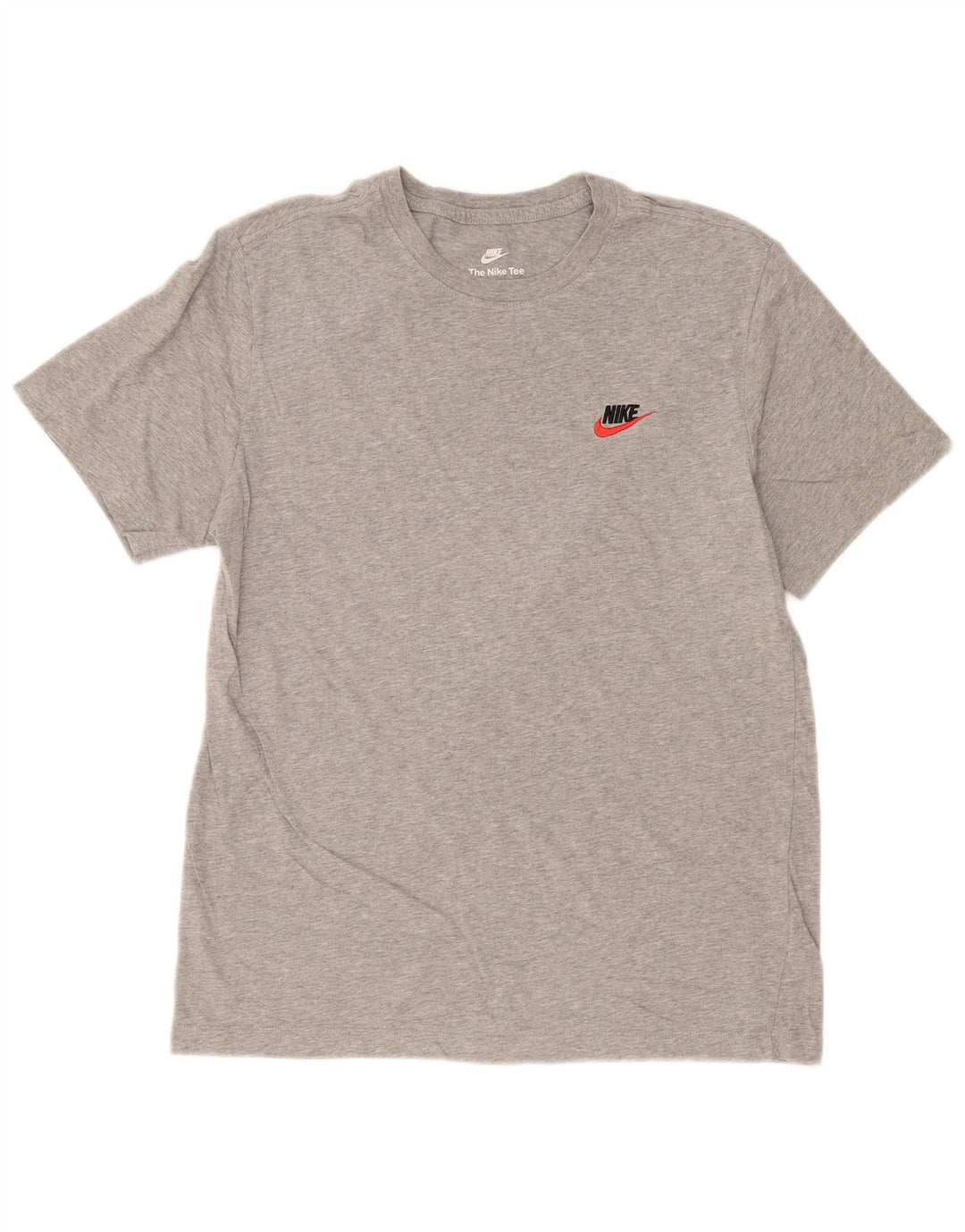 Nike Mens The Tee T-Shirt Top Medium Grey Cotton