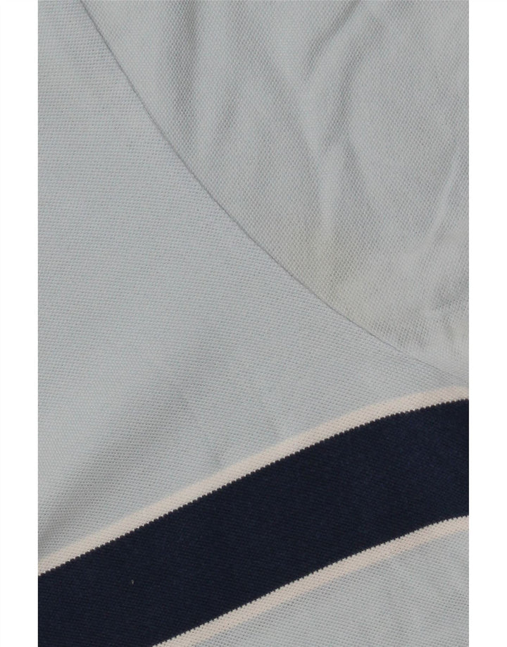 Polo da uomo Fred Perry in cotone a righe blu medio