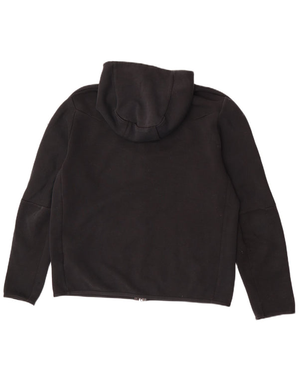 Nike Mens Zip Hoodie Sweater Large Black Cotton