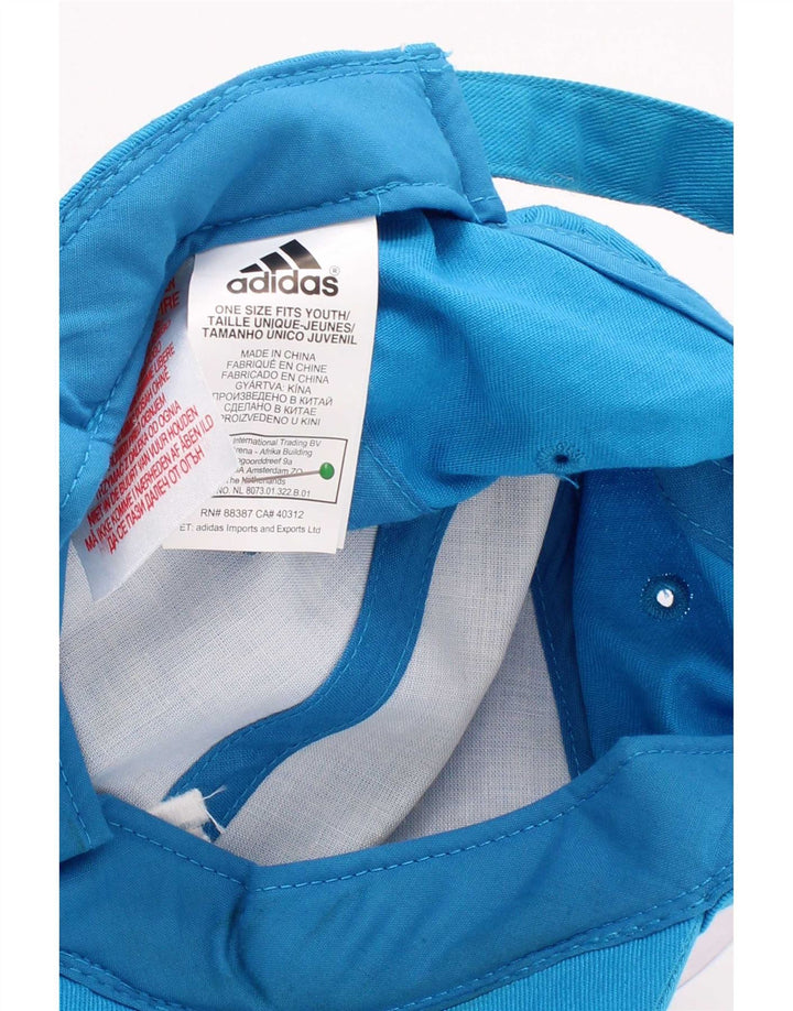Adidas Casquette de baseball graphique pour garçon Taille unique Bleu Coton