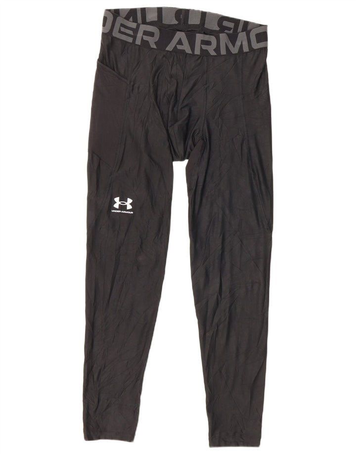 Under Armour Mens Heat Gear Graphic Leggings Large Black