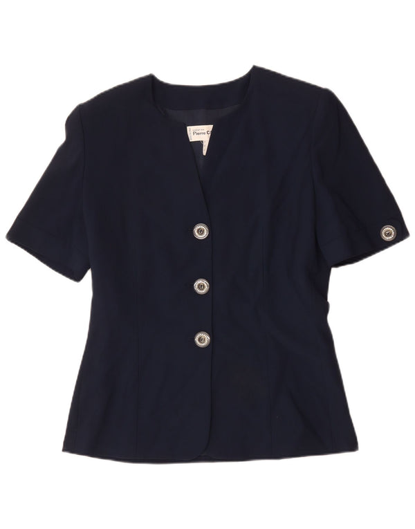 Jachetă Blazer pentru femei Pierre Cardin cu 3 nasturi IT 42 Medium Bleumarin