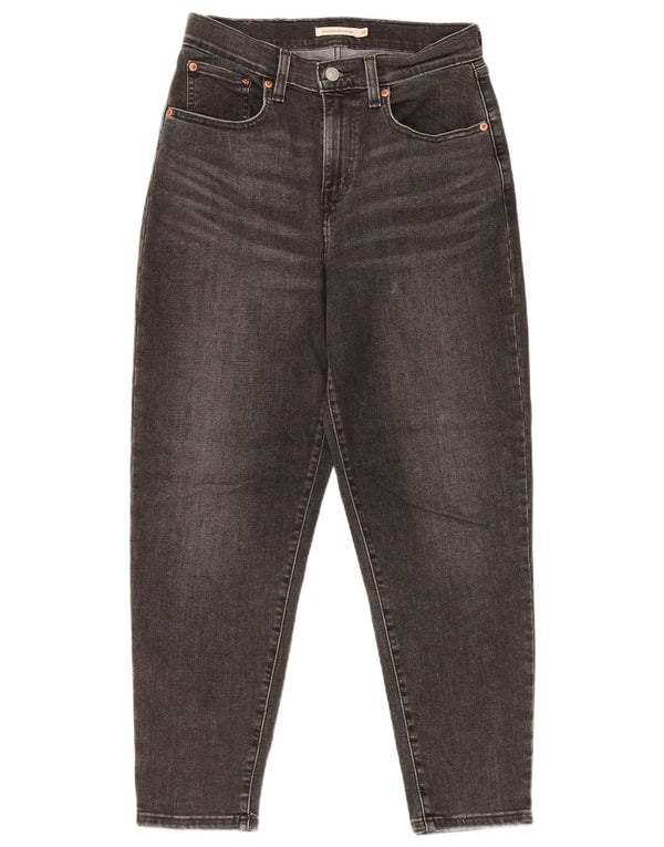 Levi's Vaqueros Boyfriend Sueltos De Tiro Alto Para Mujer W28 L27 Algodón Negro