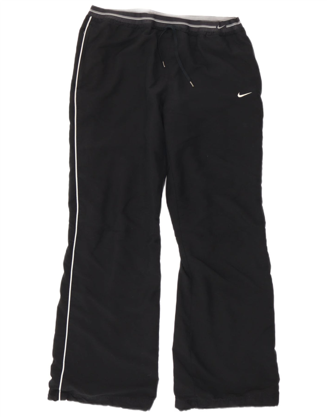 Nike Womens Tracksuit Trousers UK 14/16 Large Black Polyester