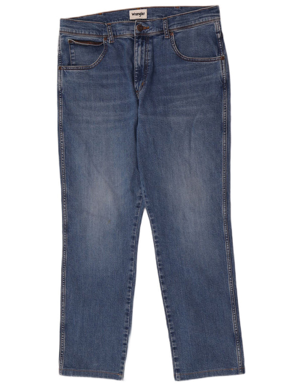 Blugi slim Texas Wrangler pentru bărbați W35 L29 Bumbac albastru