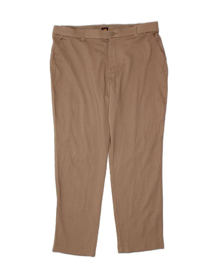 LEE Mens Slim Chino Trousers W40 L32 Beige Vintage Lee and Second-Hand Lee from Messina Hembry 