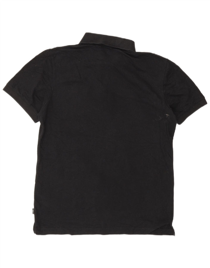 Polo da uomo Jack & Jones in cotone nero medio