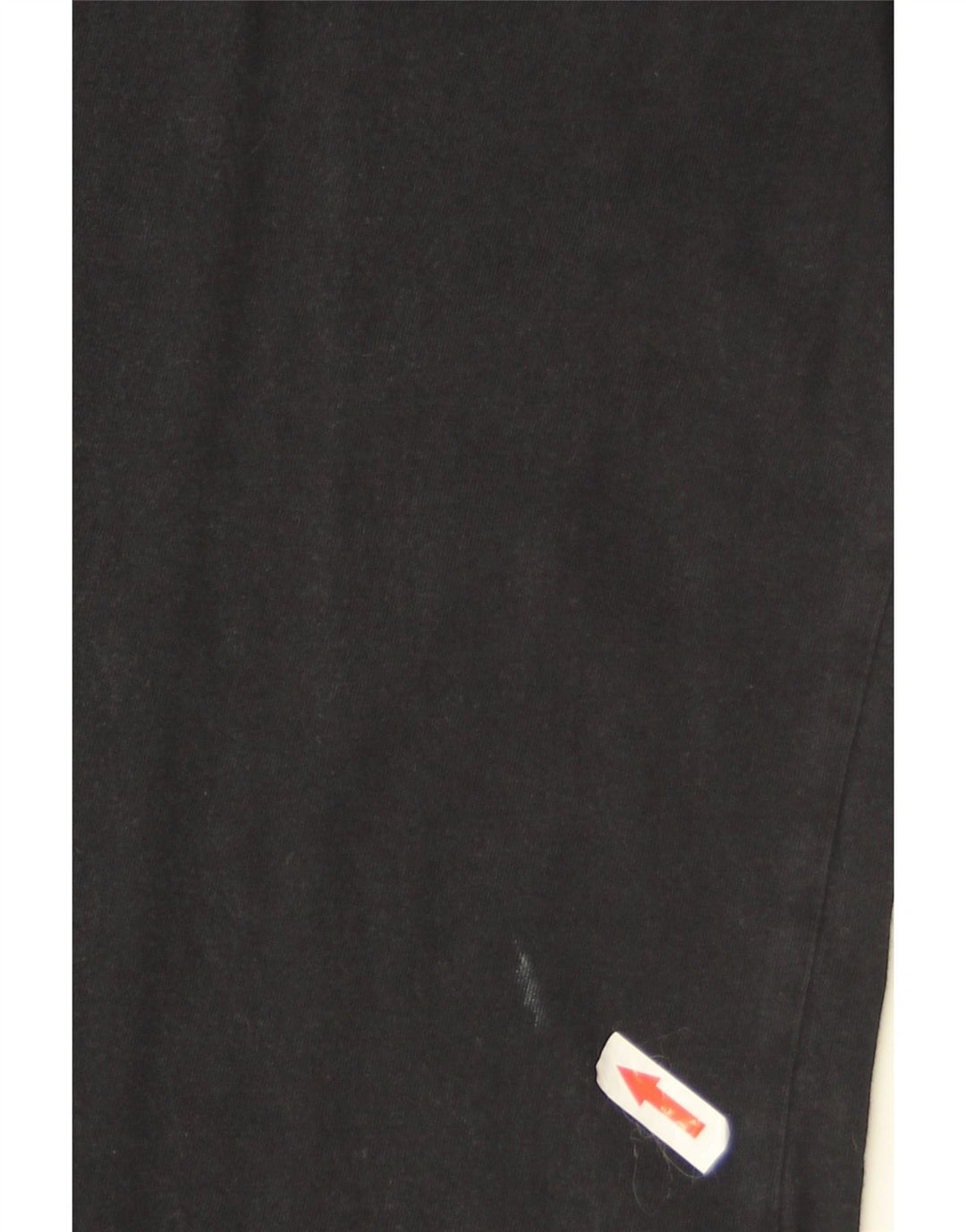 T-shirt grafica Nike Swoosh da uomo in cotone medio nero