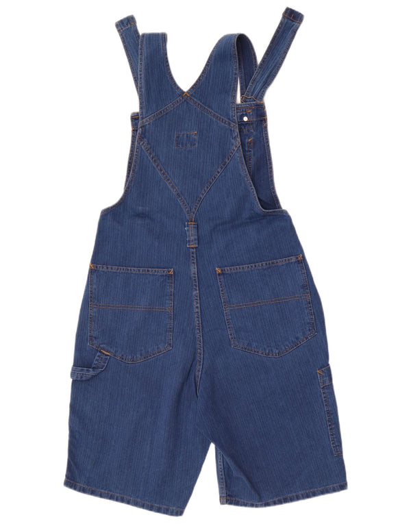 Mazzonetto Damen Latzhose Denim Shorts UK 14 Mittelblaue Baumwolle