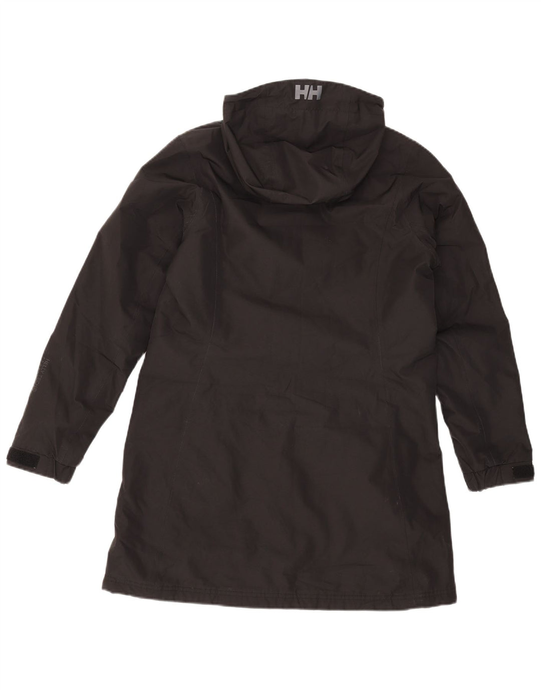Helly Hansen Manteau coupe-vent à capuche pour femme UK 14 Medium Noir Polyester