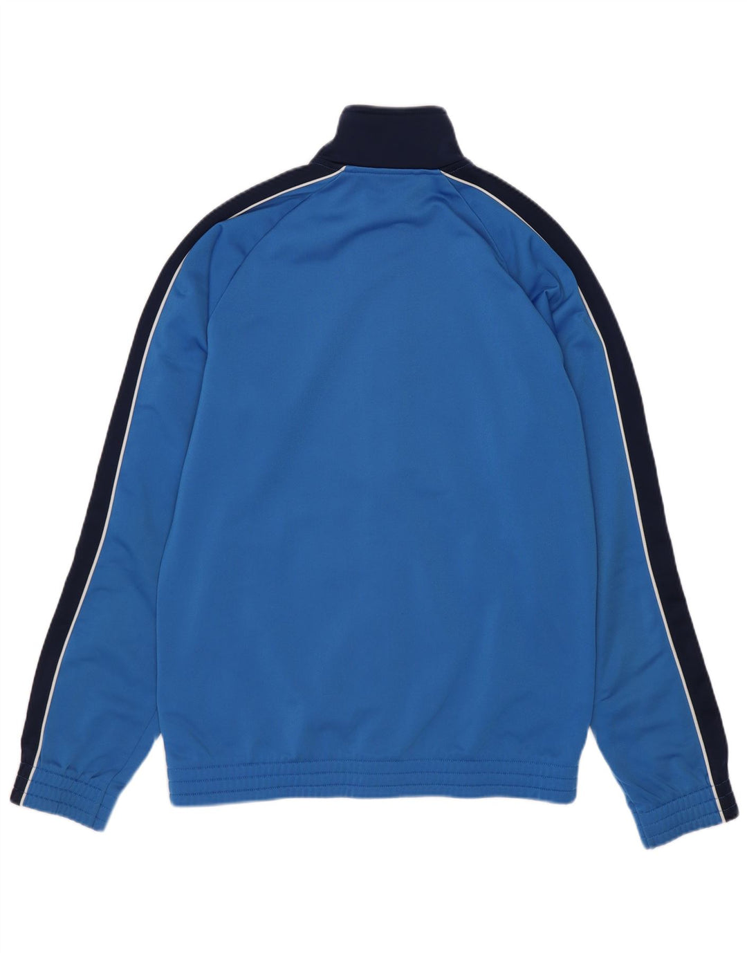 Puma Jungen Grafik-Trainingsanzug-Top-Jacke, 13–14 Jahre, blaues Farbblockdesign