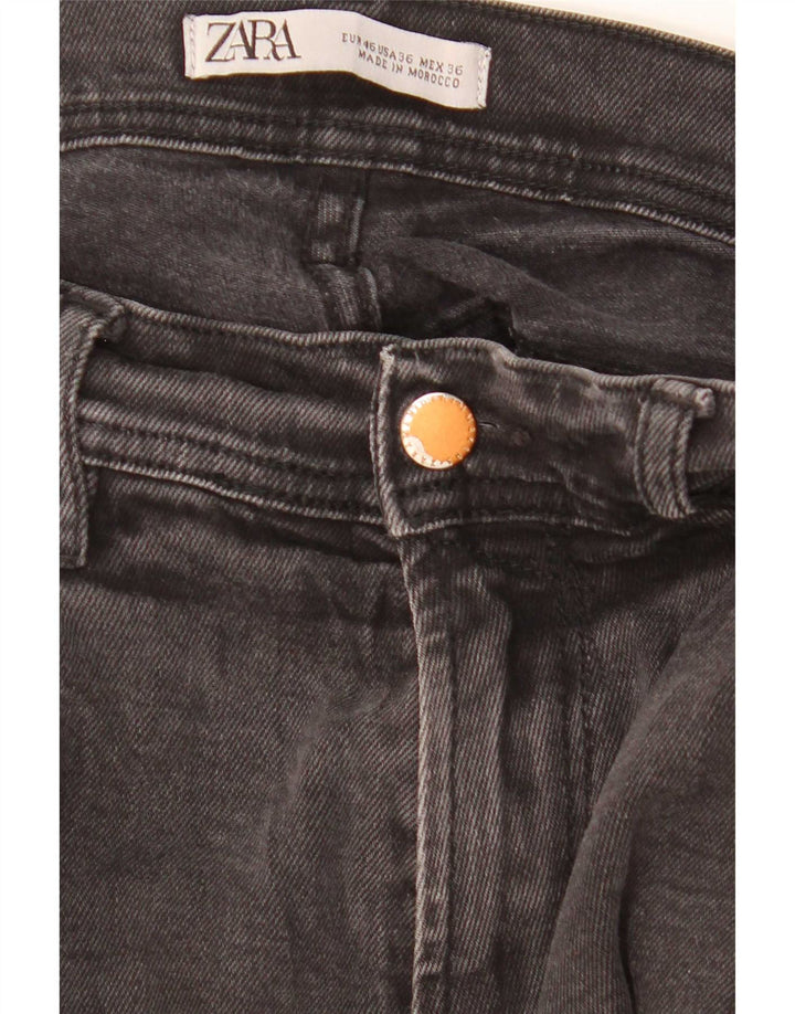 Zara Mens Slim Jeans EU 46 XL W36 L30 Black