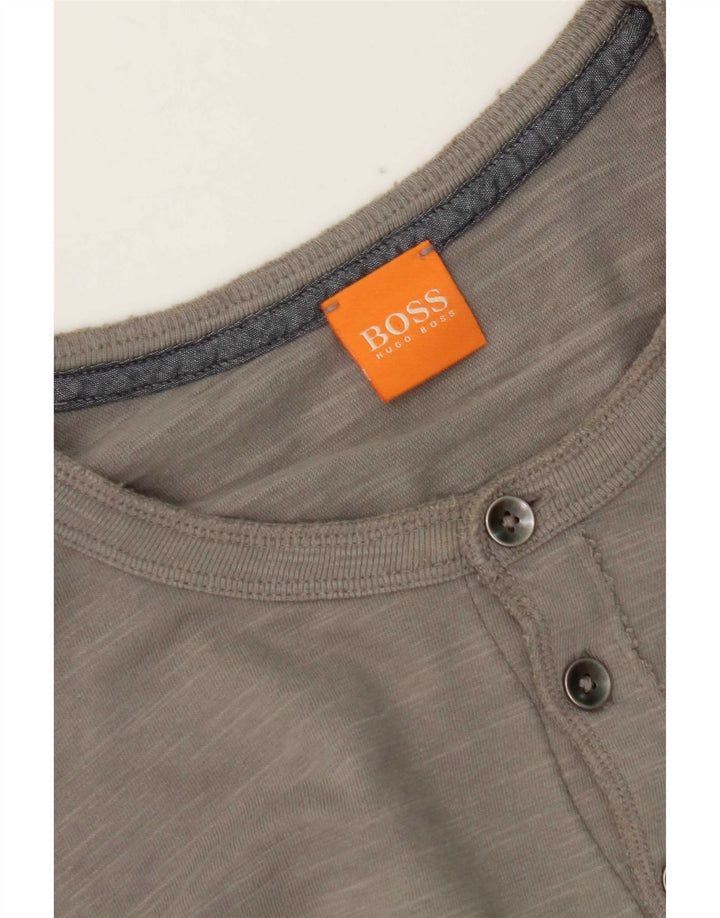 Hugo Boss Herren Top Langarm XL Grau