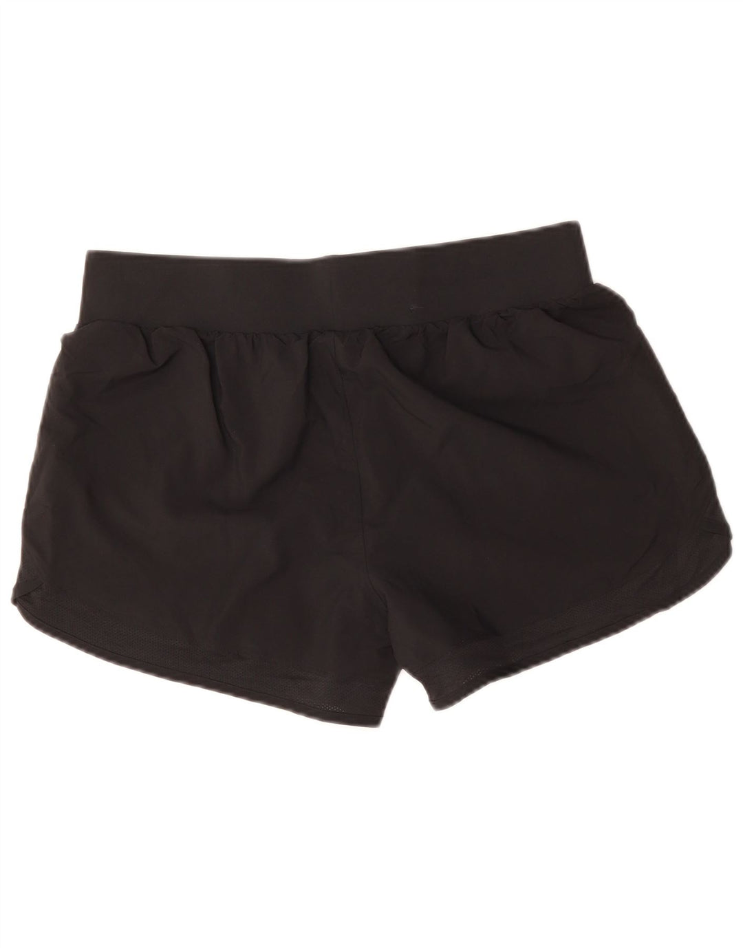 Under Armour Short de sport graphique pour femme UK 14 Large Noir Polyester