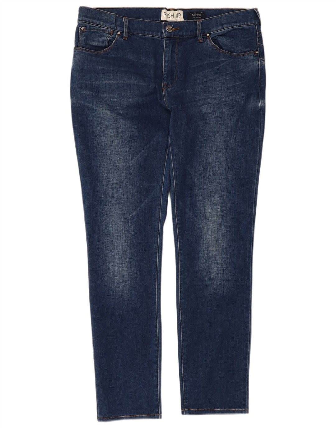 Jeans slim da donna Armani W31 L27 cotone blu