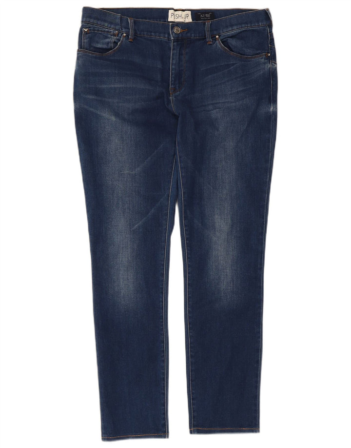 Jeans slim da donna Armani W31 L27 cotone blu