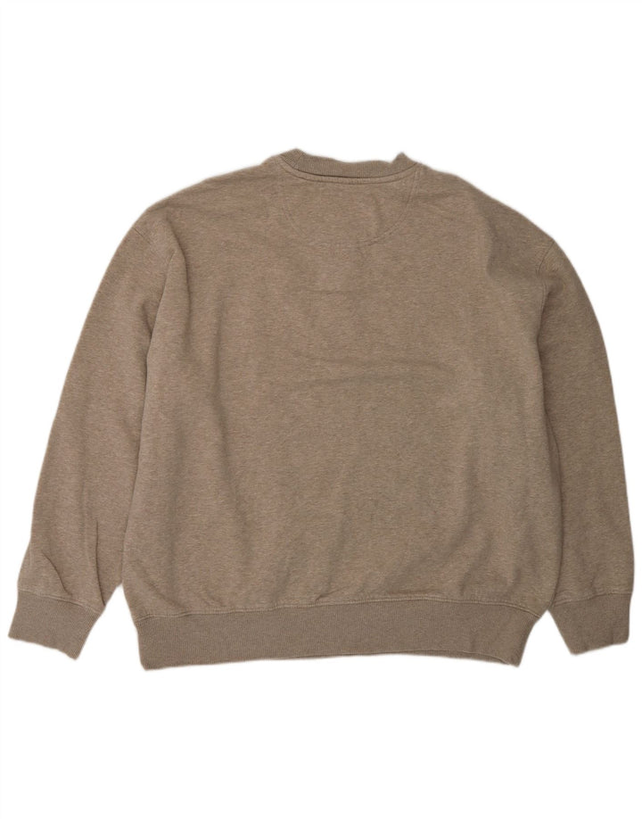 Marks & Spencer Mens Oversized Sweatshirt Jumper XL Grey Flecked Cotton