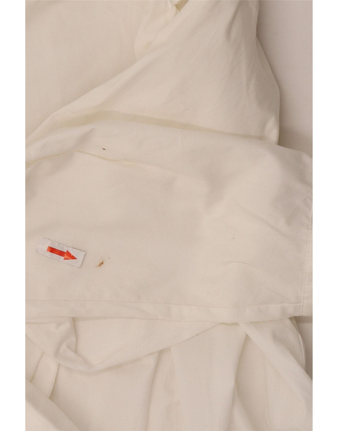 Zara Womens Long Sleeve Shift Dress UK 10 Small White Cotton